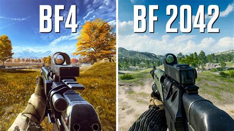 AEK 971 Weapons Comparison Battlefield 4 Vs Battlefield 2042 EA