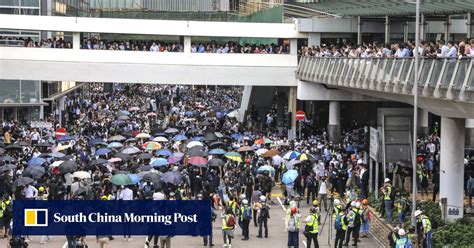 Hong Kong Protests 6 Jailed For Up To 49 Months Over Rioting In Heart