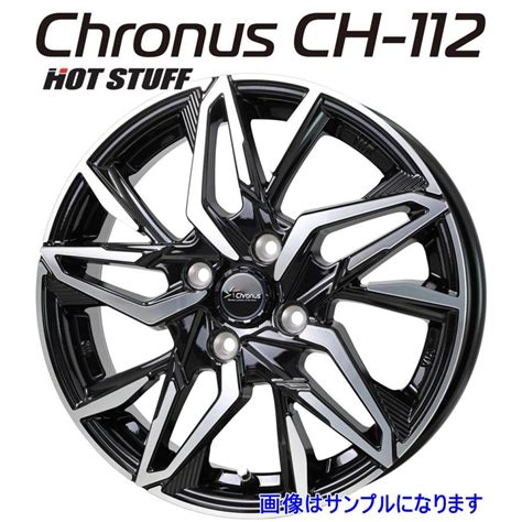 HOT STUFF ホットスタッフ chronus クロノス CH アルミホイール 本セット インチ J