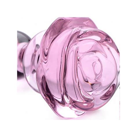 Pink Glass Anal Plug Rigazo