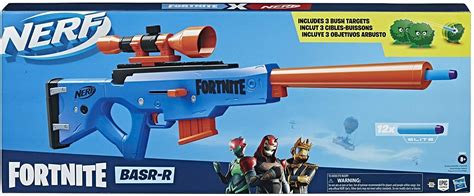 Nerf Fortnite BASR-L Blaster, Includes 12 Official Nerf Darts, For Ages And Up ...