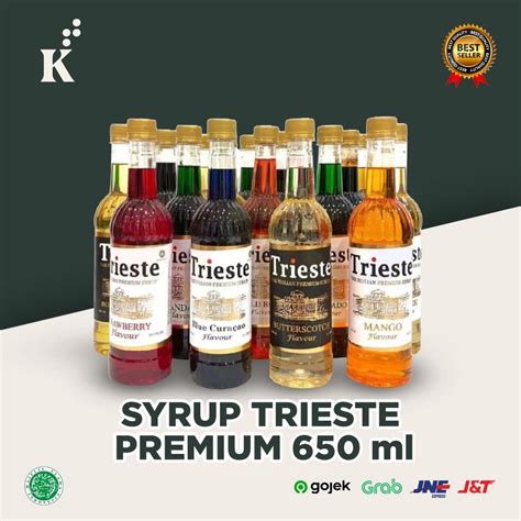 Jual Trieste Sirup Syrup Premium Made In Italy 650ml Shopee Indonesia