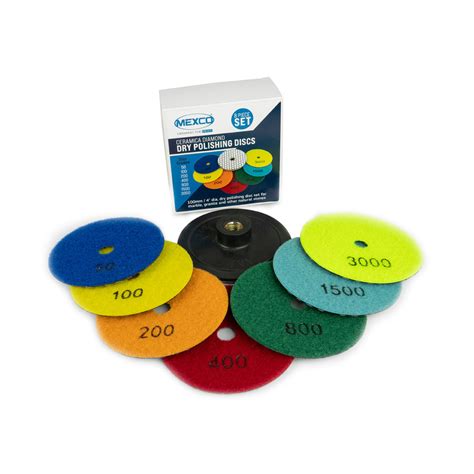 Ceramica Diamond Dry Polishing Disc Kit Mexco