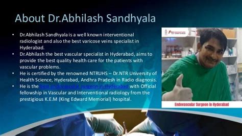 Best Vascular Surgeon In Hyderabad PPT