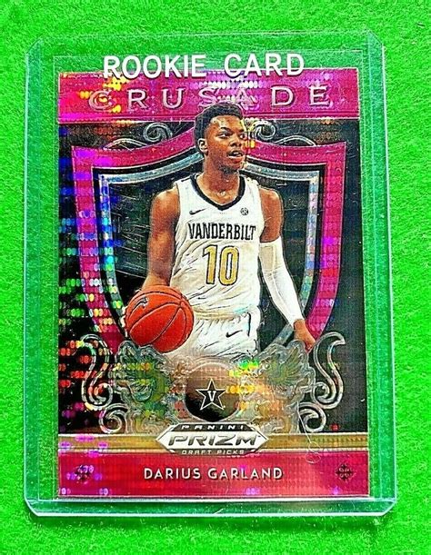 Darius Garland Prizm Pink Pulsar Crusade Rookie Cavs Prizm Draft