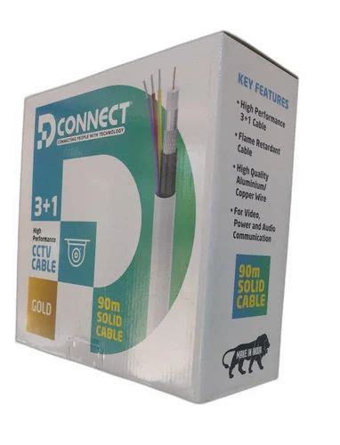 Dconnect Gold CCTV Cable At Rs 1250 Roll Camera Wire In Vadodara ID