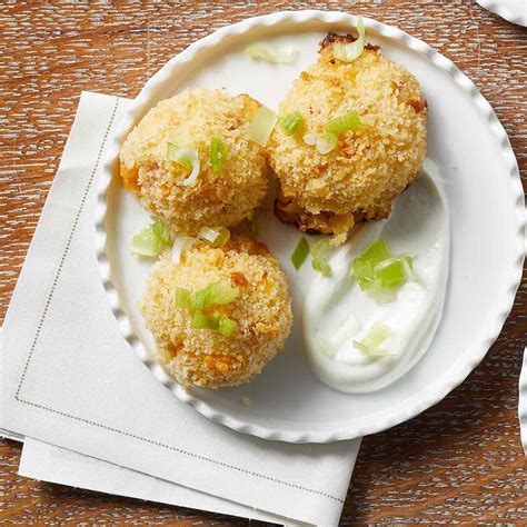 Crispy Loaded Mashed Potato Balls Recipe Eatingwell