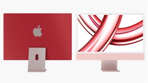 3D Apple IMac 2023 Red Model - TurboSquid 2151969