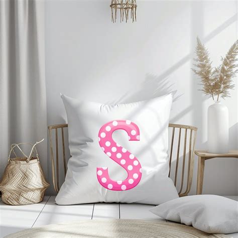 Pink Polka Dot Letter S Transparent Letter Graphic Printable Art ...