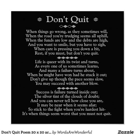 Dont Quit Poem Printable