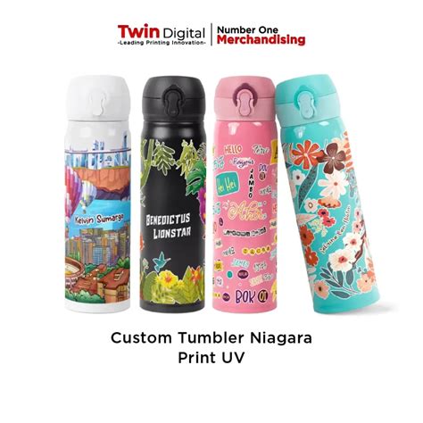 Custom Tumbler Niagara Print UV Platform Corporate B2B Twin Digital