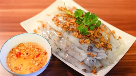 Banh Cuon Recipe Vietnamese Steamed Rice Rolls