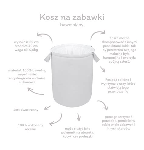 Kosz Na Zabawki Dwustronny Boho Garden Sklep JUKKI