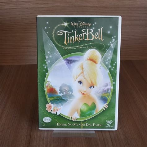 DVD Disney TinkerBell Uma Aventura No Mundo Das Fadas Videoclipe