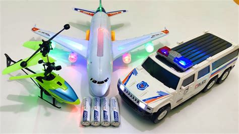 Rc Airbus A O And Remote Control Police Car And Rc Helicopter Unboxing