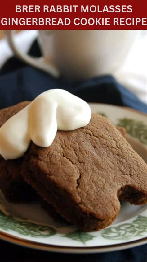 Brer Rabbit Molasses Gingerbread Cookie Recipe Delish Diner