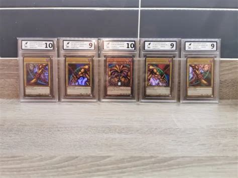 COMPLETE EXODIA THE Forbidden One Yu Gi Oh YGLD RKT GEM MINT 10 Graded