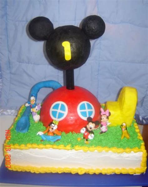 Mickey Mouse Clubhouse 1st Birthday Cake