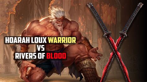 Hoarah Loux Warrior Vs Rivers Of Blood Dexterity Arcane Build Elden