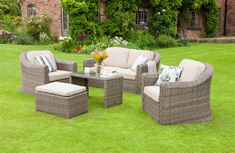 Hartman Hartman Bali 4 Seat Garden Furniture Lounge Set Rattan Garden Furniture The Garden