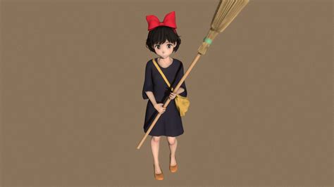 Kiki 01 Buy Royalty Free 3d Model By 3d Anime Girls Collection 3d