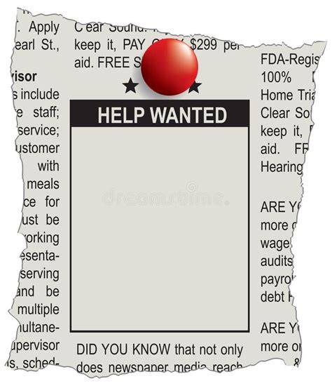 Blank Help Wanted Ads Examples