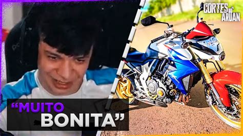 ARUAN REAGE A ESSA É MINHA NOVA MOTO CB 1000 CAPITÃO AMÉRICA THIAGO