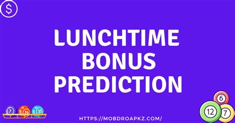 Lunchtime Bonus Colour For Today Prediction