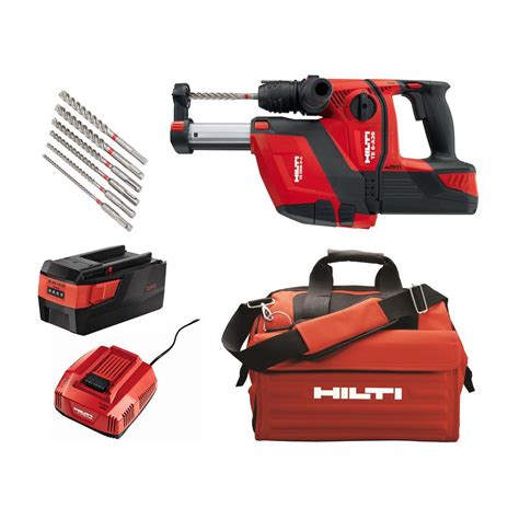 Hilti 36 Volt Lithium Ion 1 2 In Sds Plus Cordless Rotary Hammer Te 6 A36 Compact Kit 3551238