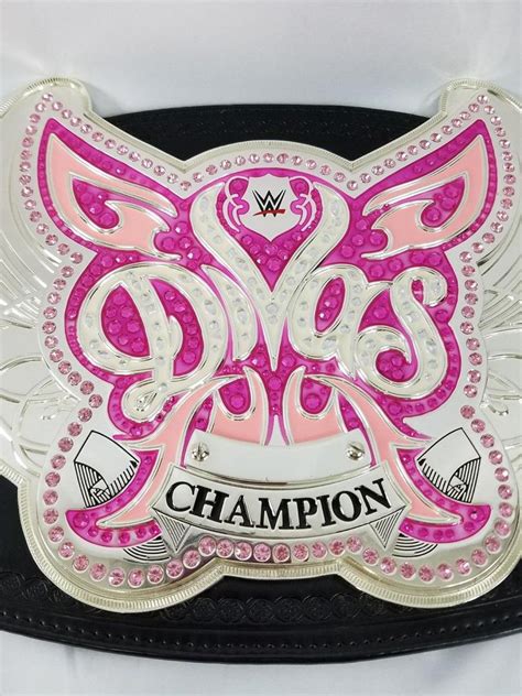 Wwe Divas Championship Adult Womens Replica Title Belt Metal Plate Raw Nostalgia 1882776352