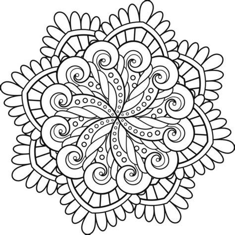 Mandalas fáciles para pintar e imprimir - Mandalas