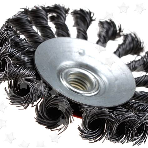 Pcs M Twist Knot Wire Wheel Cup Brush Kit For Inch Angle Grinder