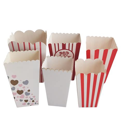 Customized Biodegradable Disposable Popcorn Chips Box - Food Bowl and