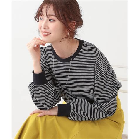 キューティーブロンド Cutie Blonde ボーダーリブカットソー ブラック 319 ファッション通販 MAGASEEK マガシーク