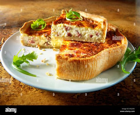 Quiche Lorraine Stock Photo Alamy