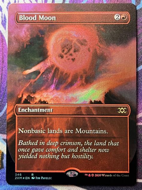 Blood Moon 2XM Full Art Foil Bootleg Mage