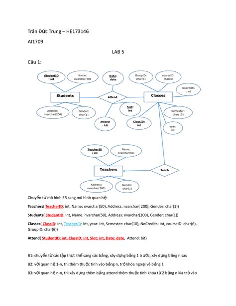 Lab5 Assignment Practice Dbi202 Trầần Đ ức Trung He Ai Lab 5 Cầu