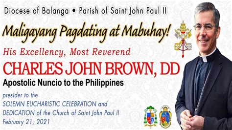 The Arrival Of Most Reverend Charles John Brown Dd To Quasi Parish Of