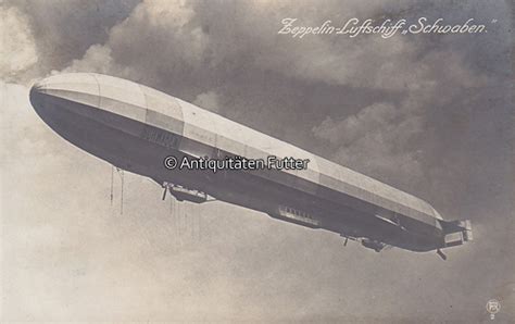 Deutsches Reich O J Ansichtskarte Postkarte Zeppelin Luftschiff