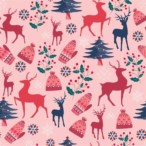 Premium Vector Christmas Seamless Pattern