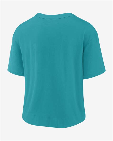 Playera De Cadera Alta Para Mujer Nike Fashion Nfl Miami Dolphins