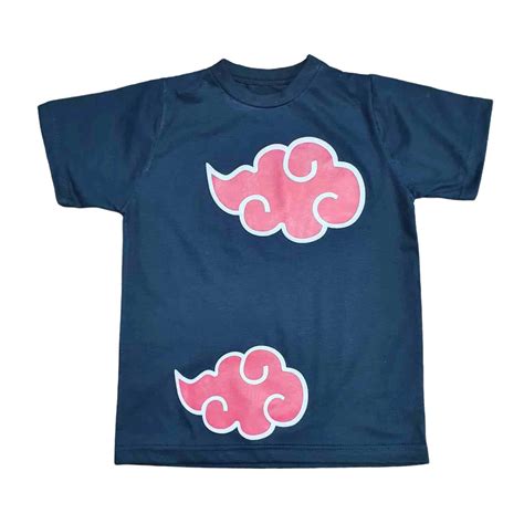 Camiseta Preta Naruto Akatsuki Infantil