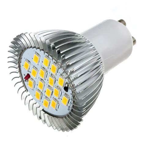 Nova Gu V Refletor Led Smd Leds L Mpada De Alum Nio