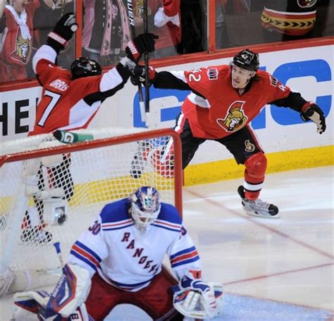 Kyle Turris Scores In Overtime Senators Beat Rangers To Tie Series