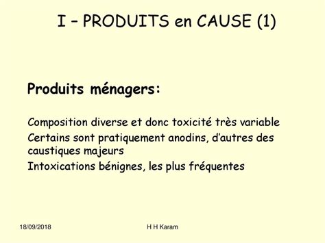 Intoxication par les produits ménagers ppt télécharger