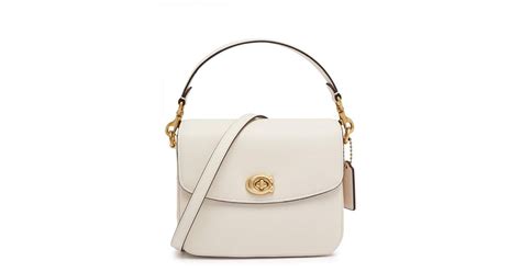 Coach Cassie 19 Leather Cross Body Bag In Natural Lyst