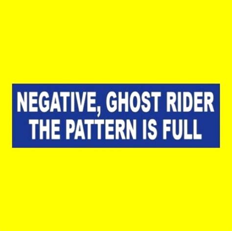 Funny Negative Ghost Rider The Pattern Is Full Etsy