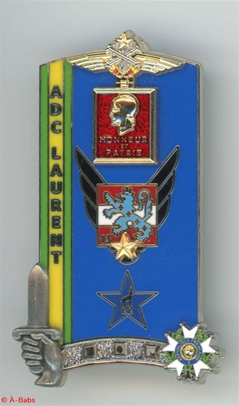 Insigne ENSOA 362 Promotion Laurent Joël Militaria Medals Badges