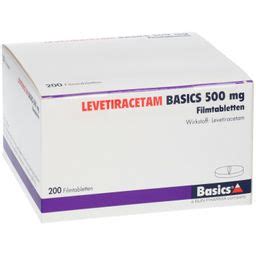 LEVETIRACETAM BASICS 500 Mg 200 St Mit Dem E Rezept Kaufen Shop Apotheke