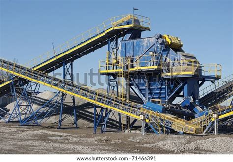 Conveyor Belt Quarry Stock Photo Edit Now 71466391